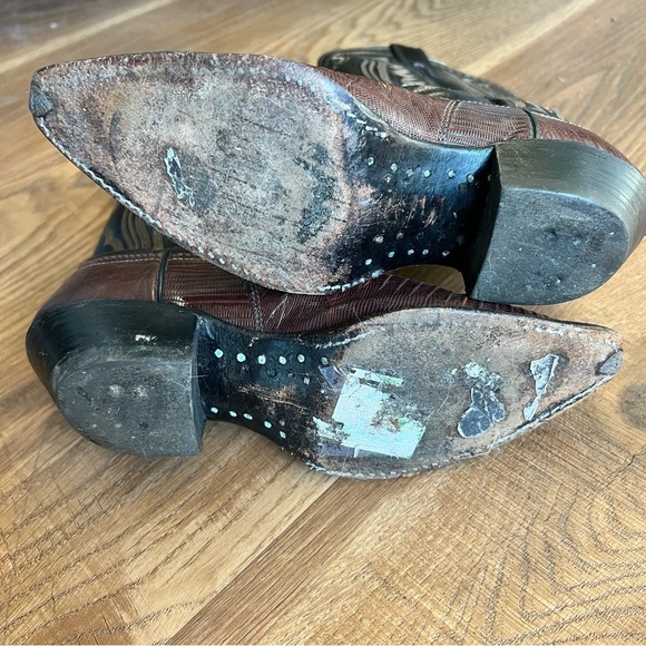 Vintage Justin Cowboy Boots Size 5 - Picture 8 of 9